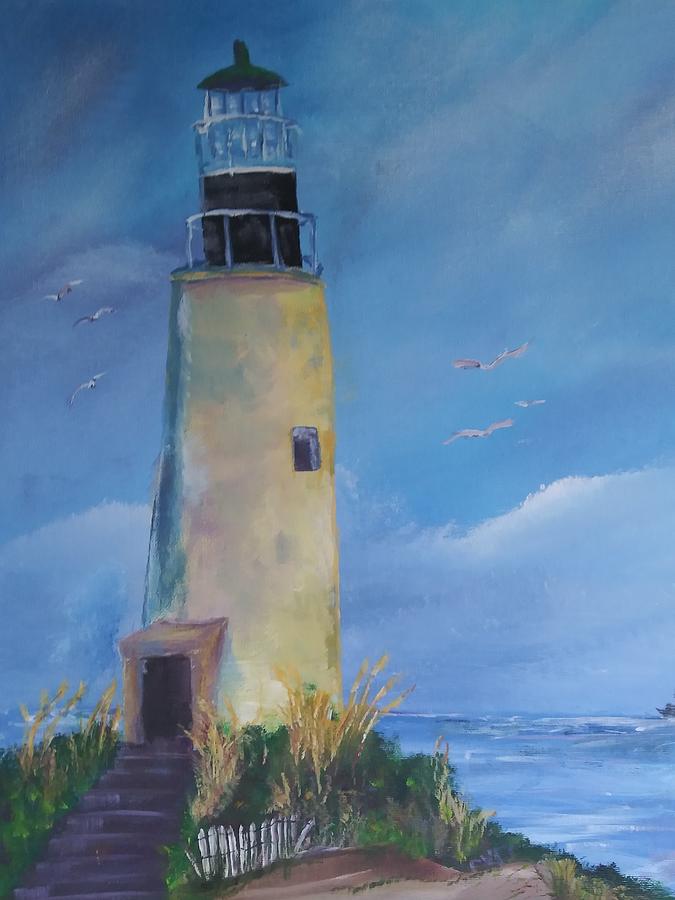The Lighthouse Painting by Kevin Oneal