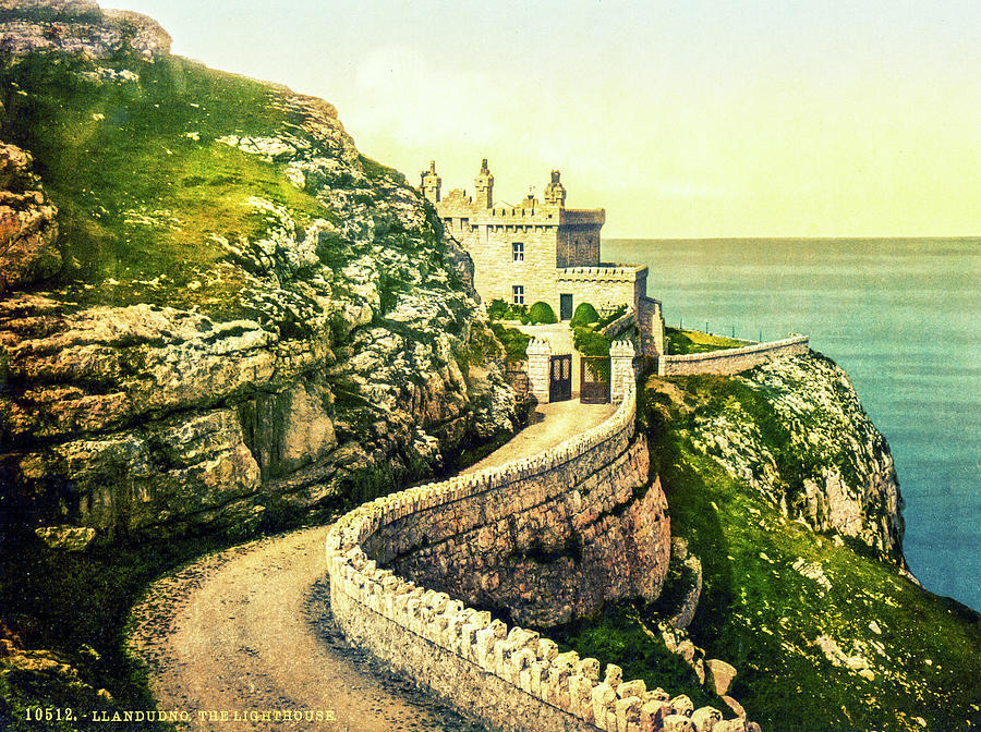 The Lighthouse, Llandudno Photograph By Joseph S Giacalone