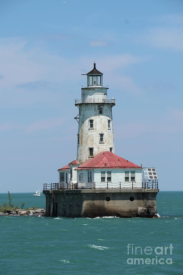 The Lighthouse Of Chicago Harbor Photograph by Christiane Schulze Art And Photography