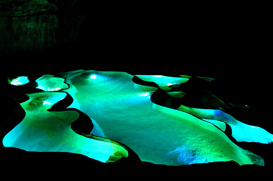 The lighting bowls of Saint-Marcels cave Photograph by Teocaramel