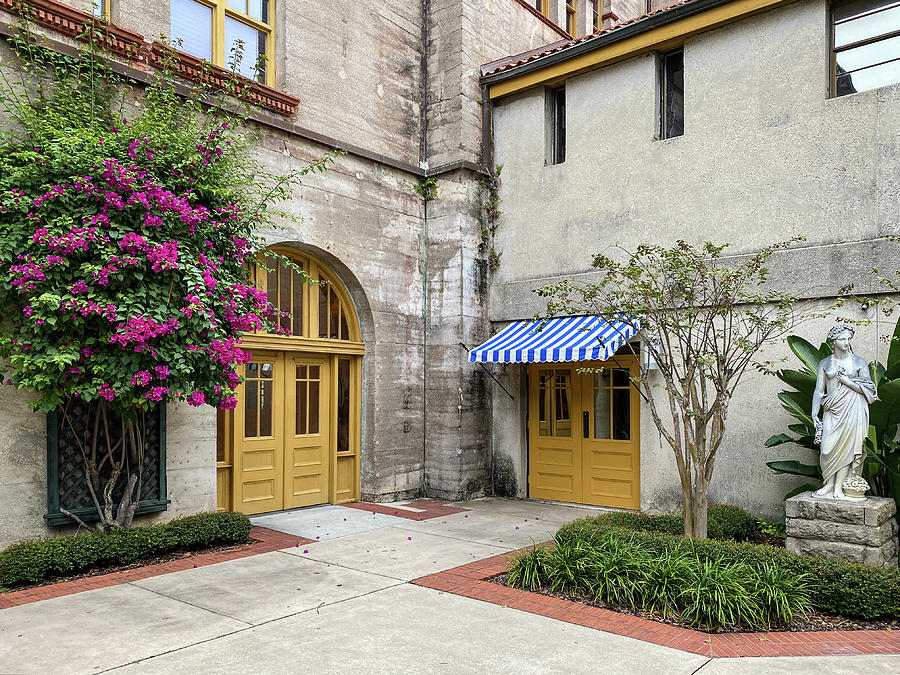 The Lightner Museum Courtyard, St. Augustine, Florida Photograph by Dawna Moore Photography