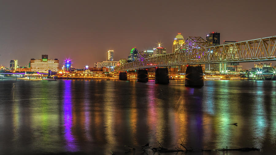 The Lights of Louisville Photograph by Rod Best