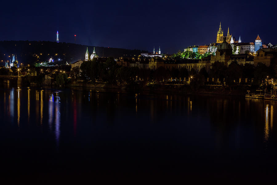 The Lights of Prague Photograph by John Daly