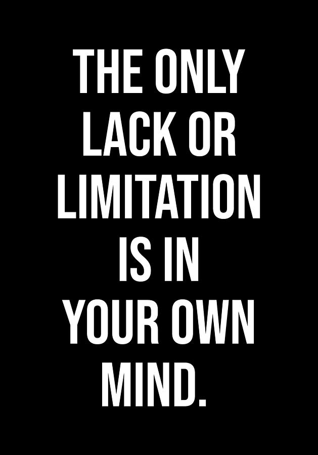 The Limit Is In Your Mind, Gym, Hustle, Success Motivational Digital 