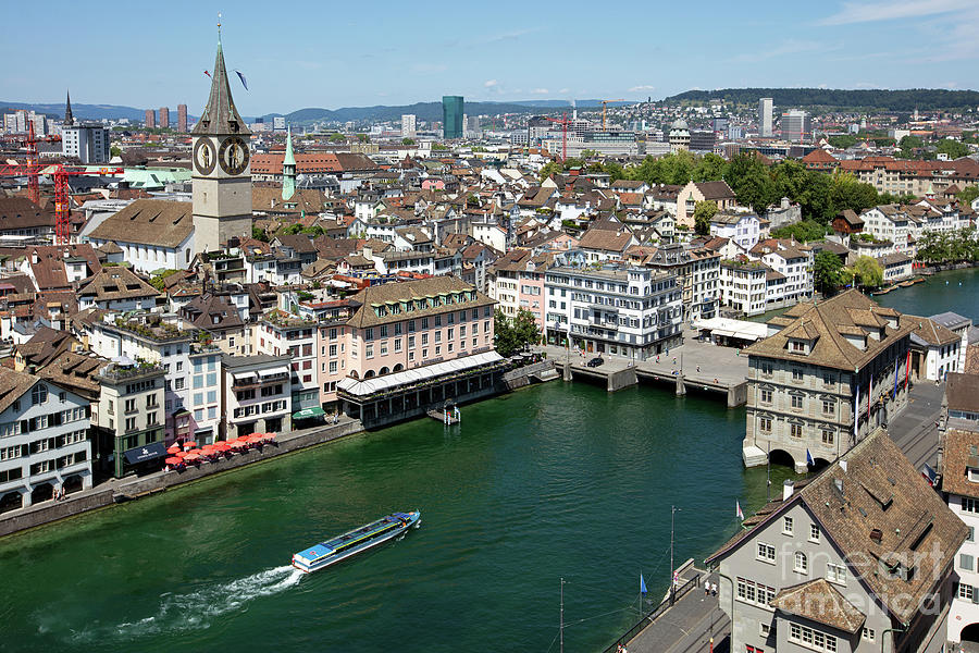 The Limmat in Zurich Photograph by Bill Cobb - Fine Art America