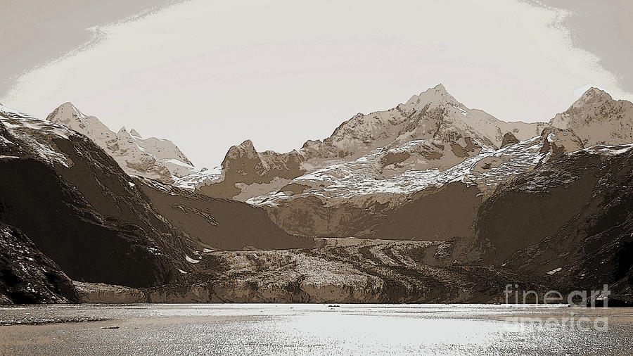 The Lines Of Lamplugh Glacier Photograph
