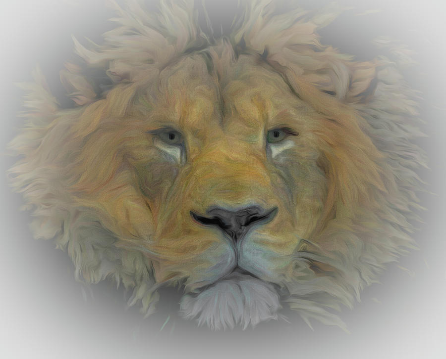 The Lion 5 Digital Art by Ernest Echols