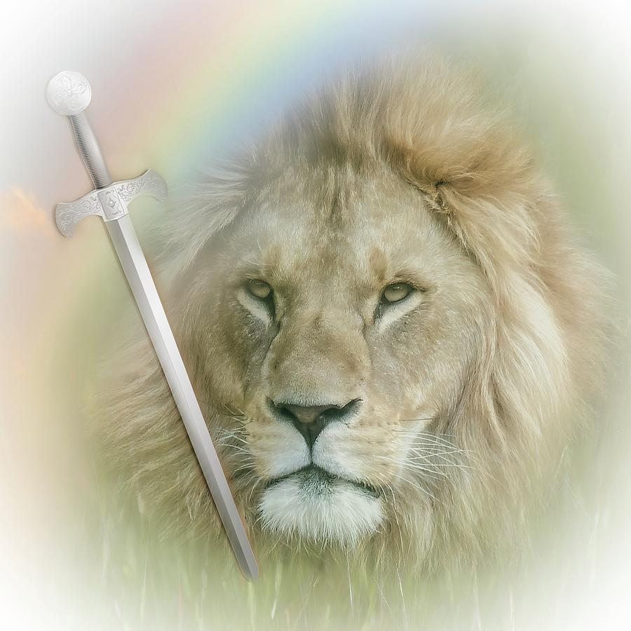 The Lion and the Sword Photograph by Marjorie Whitley