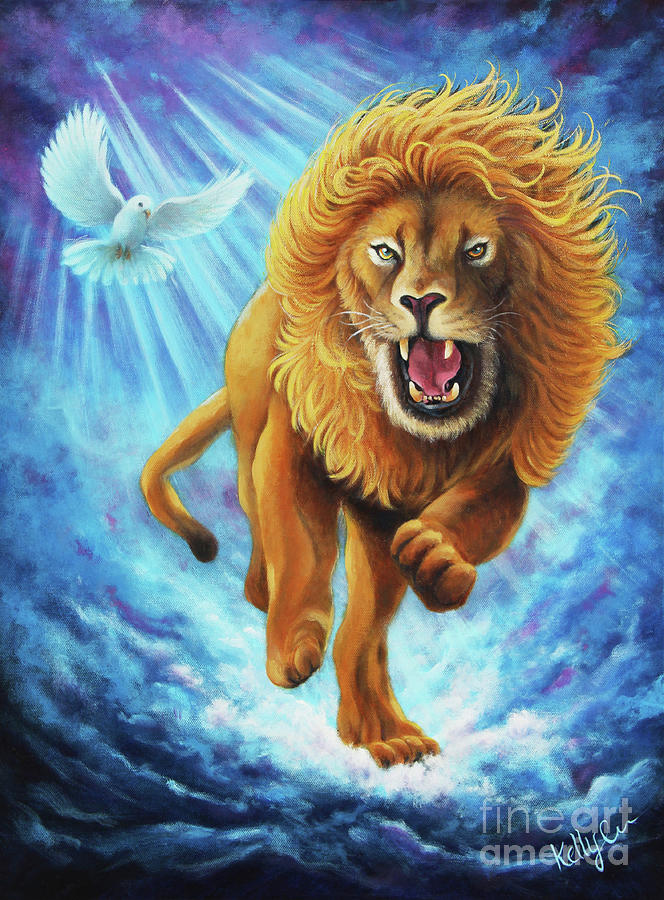 The Lion Inside You Painting By Kelly Chua - Fine Art America