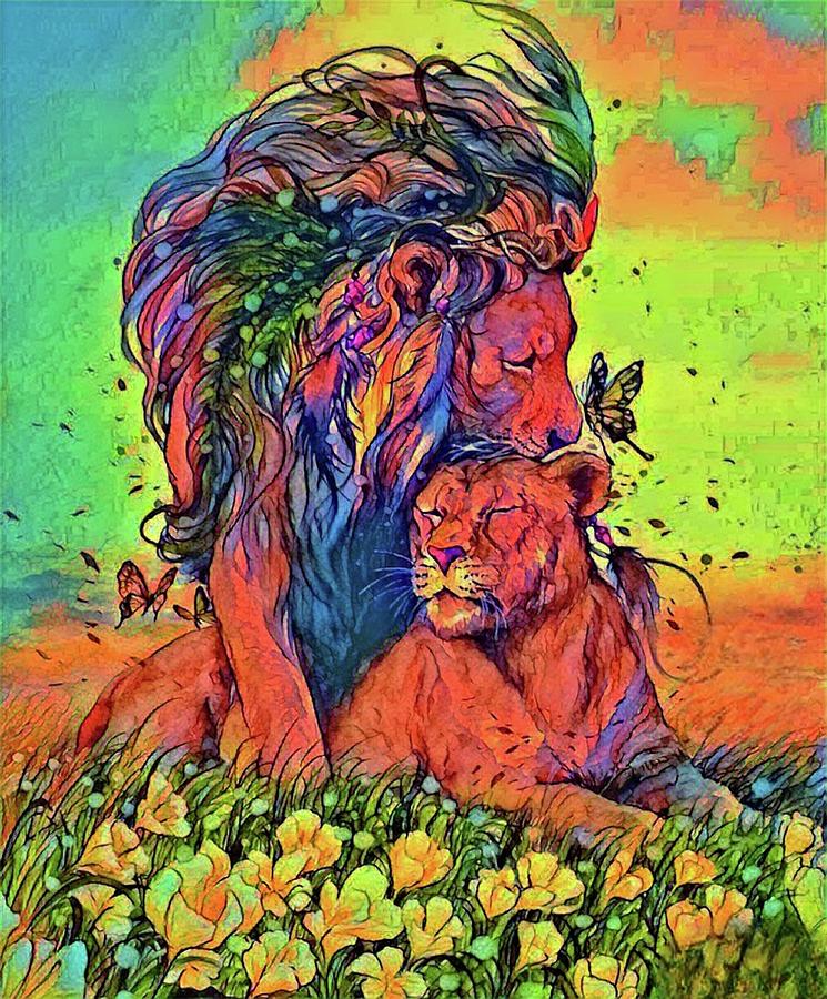 The Lion King Digital Art By Hasnain Shah Fine Art America 8887