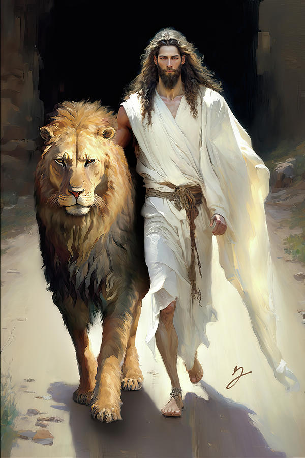 The Lion of Judah Painting by Greg Collins