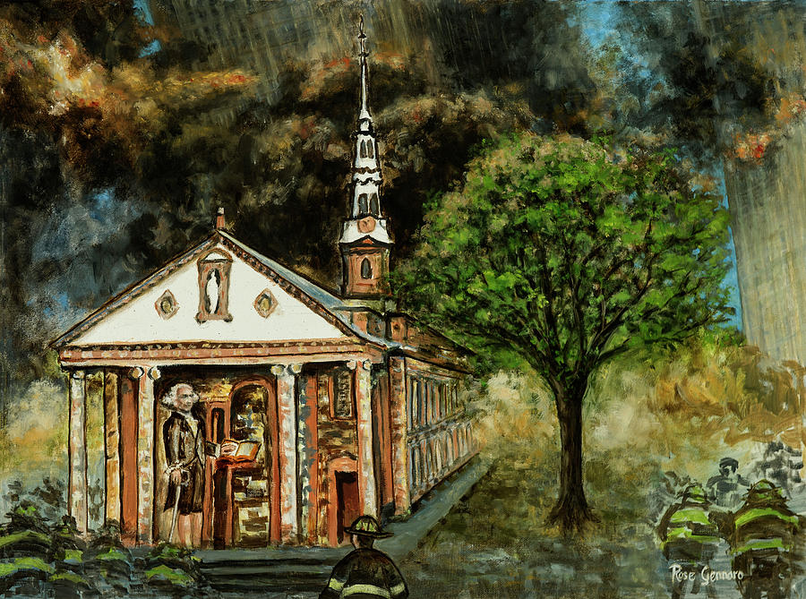The Little Chapel That Stood Painting by Rose Gennaro