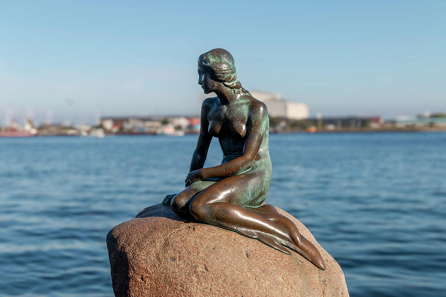 The little mermaid in Copenhagen Photograph by Pietro Ebner