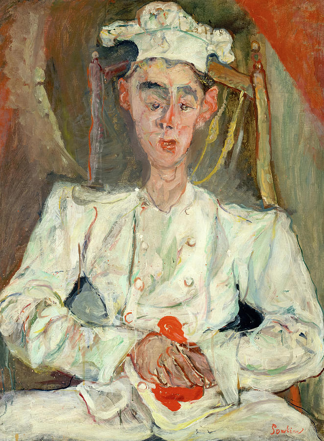 Abstract Painting - The Little Pastry Cook, 1922-1923 by Chaim Soutine