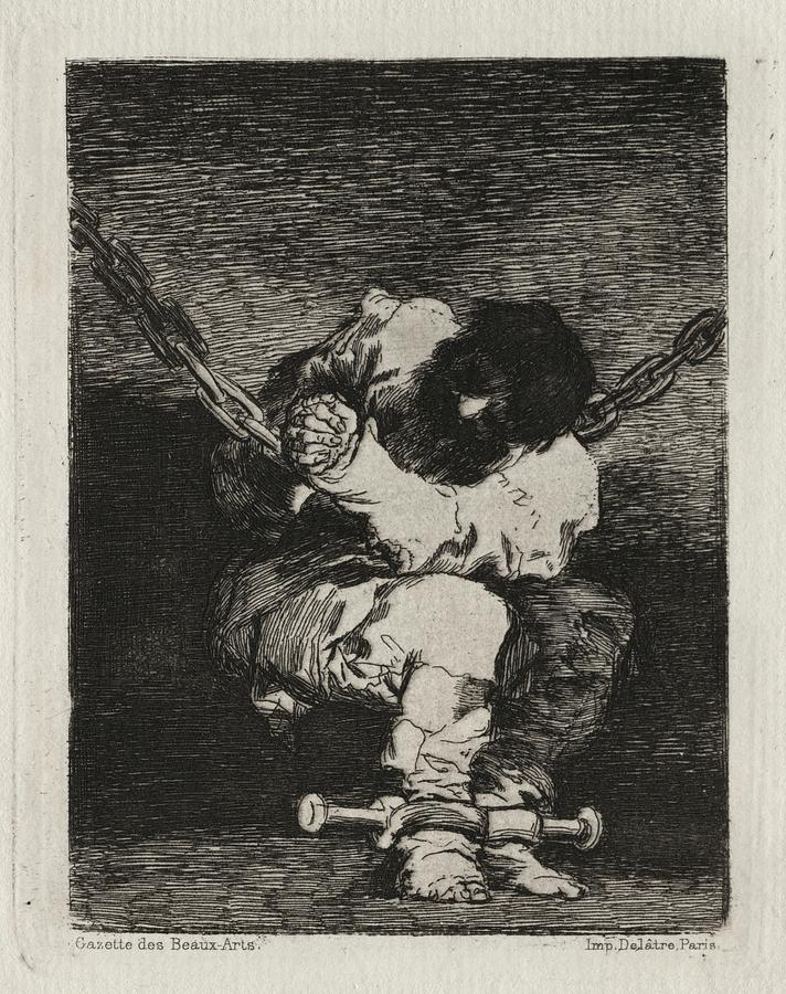 The Little Prisoner Date unknown Francisco de Goya  Painting by MotionAge Designs
