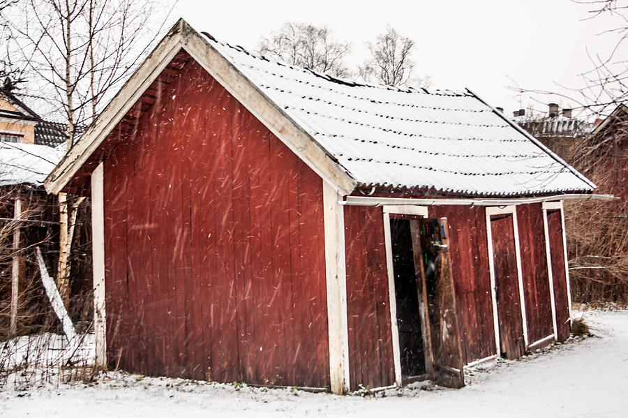 The Little Red Shack Photograph by Maggie Terlecki