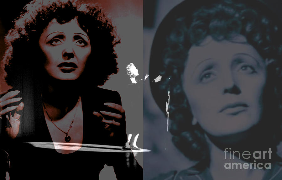 The Little Sparrow - Edith Piaf Digital Art By Diane Hocker - Fine Art 