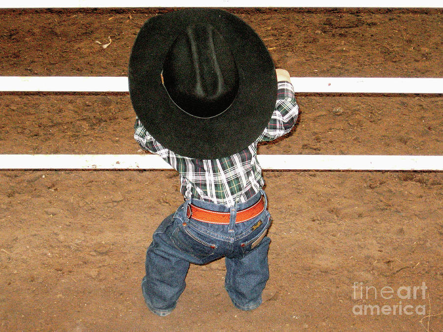 The Littlest Cowboy Photograph by Lynn Sprowl