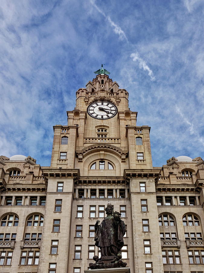The Liver Building And The Alfred Lewis Jones Memorial Photograph by Jeff Townsend