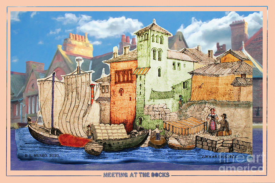 The Liverpool Dock Painting by Donna L Munro