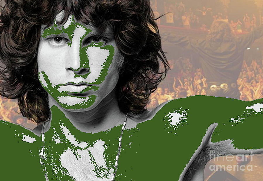 The Lizard King Jim Morrison The Doors Digital Art By Scott D Van Osdol