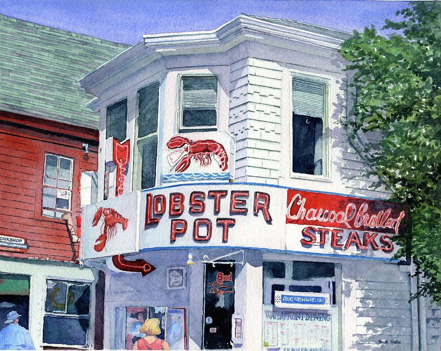 The Lobster Pot Painting by Heidi Gallo