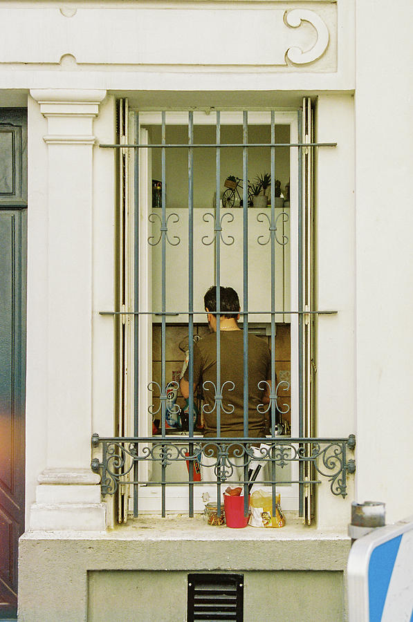 The locked man Photograph by Barthelemy De Mazenod
