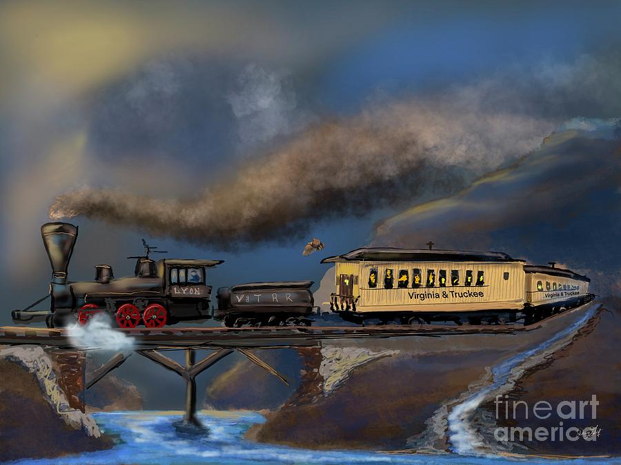 The Locomotive Lyon Digital Art by Doug Gist