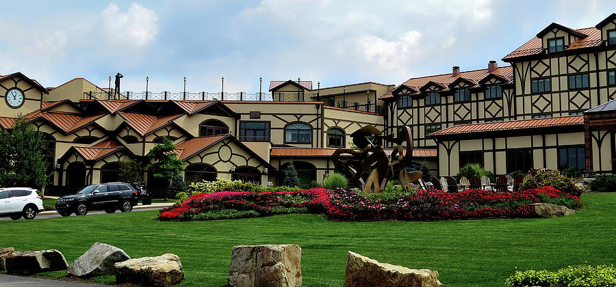 The Lodge at Nemacolin Woodlands Resort in Pennsylvania  Photograph by Linda Stern