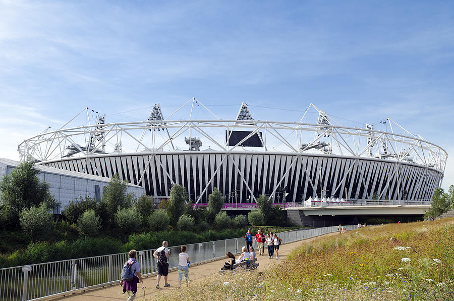 The London Olympic Stadium Photograph by Dynasoar