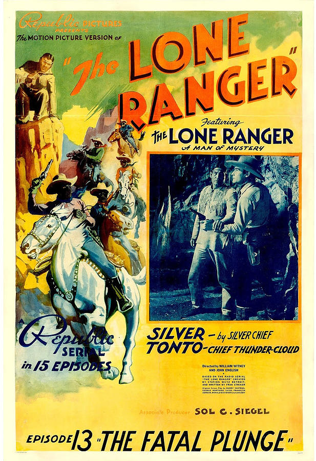 The Lone Ranger - 1938 Digital Art by Original Movie Poster - Fine Art ...