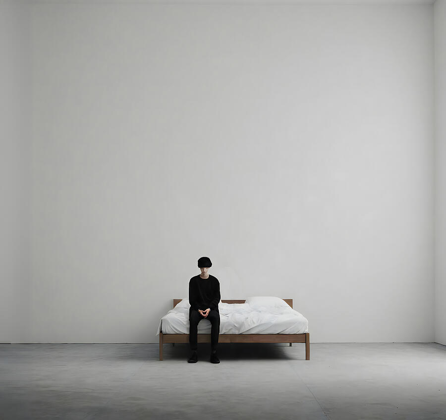 The Lonely Bed Digital Art