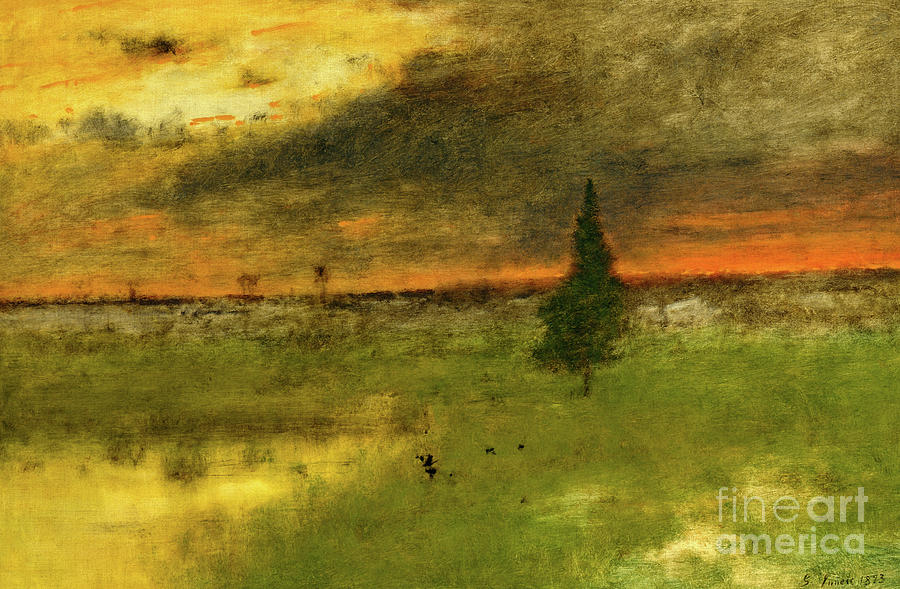 The Lonely Pine, 1893 Painting by George Inness Snr