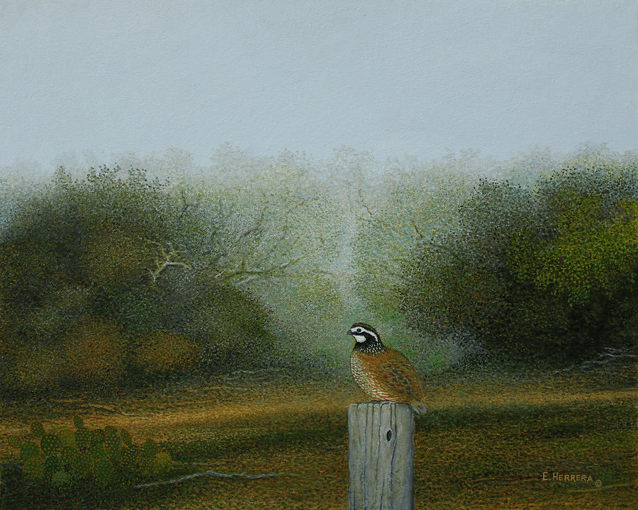 The Loner Painting by Eleazar Herrera