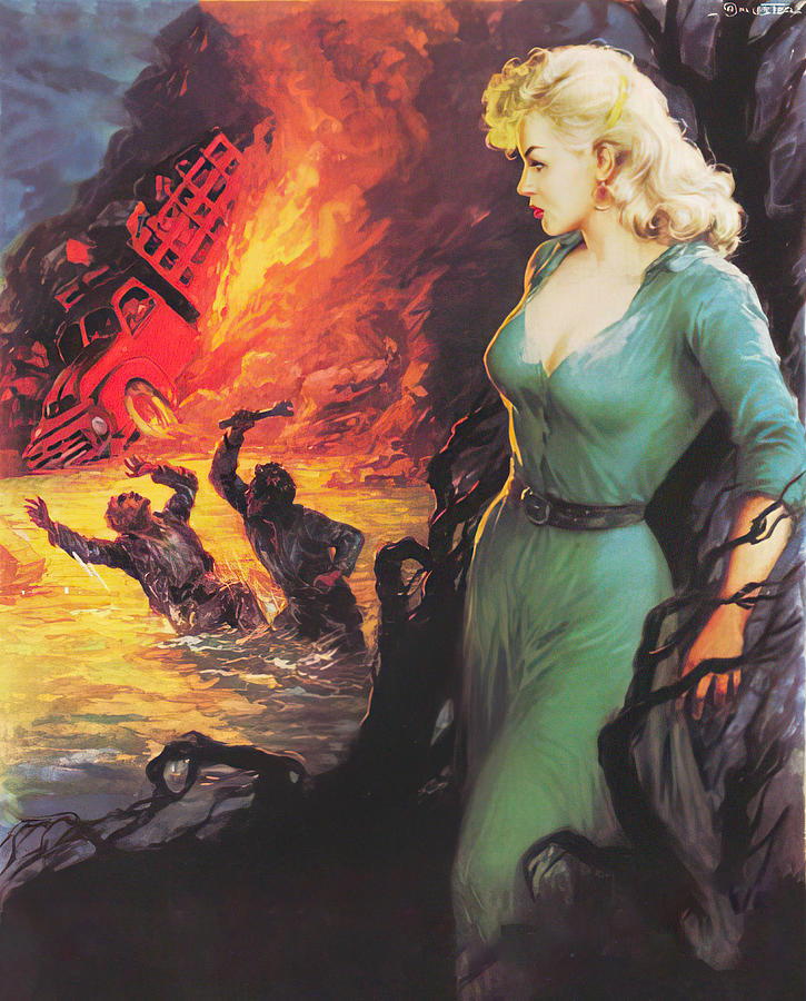 The Long Haul, 1957, movie poster painting by Anselmo Ballester Painting by Movie World Posters