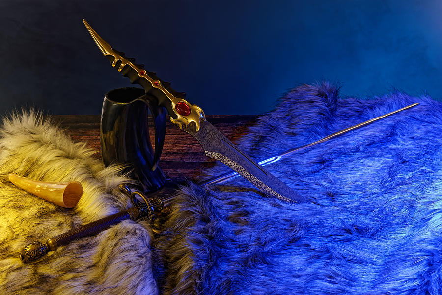 Fantasy Photograph - The Long Night Falls on Winterfell by Chad Hamilton