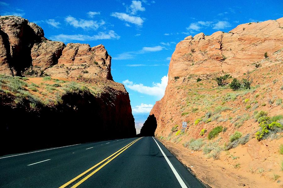 The Long Road from Lake Powell, AZ Photograph by Adrienne Wilson