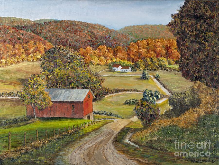 The Long Road Home Painting by Charlotte Blanchard