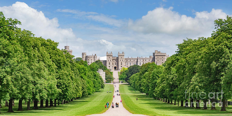The Long Walk and Windsor Castle Windsor London UK Photograph by Colin and Linda McKie