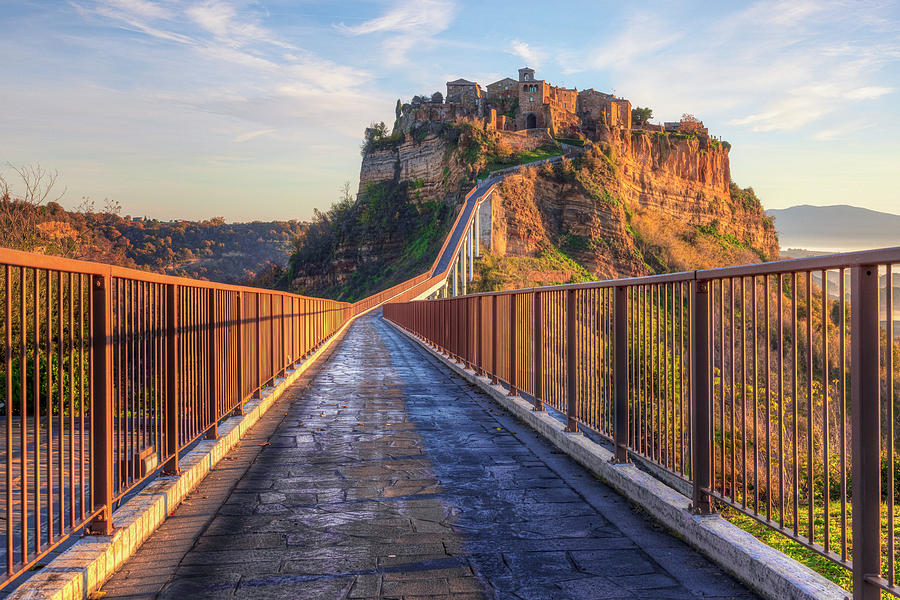 The Long Way to Civita di Bagnoregio - Italy Photograph by Joana Kruse