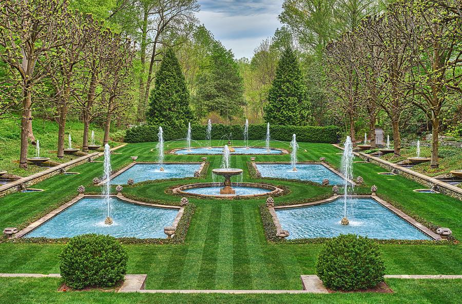 Fountain Photograph - The Longwood Gardens Fountains by Mountain Dreams