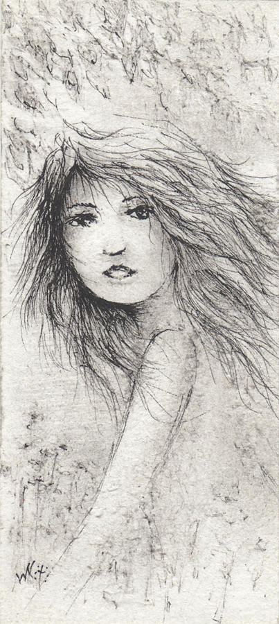 The Look Drawing by William Russell Nowicki