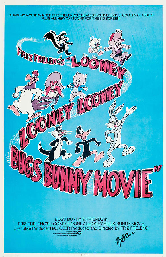 The Looney, Looney, Looney, Bugs Bunny Movie Mel BlancSigned Movie ...