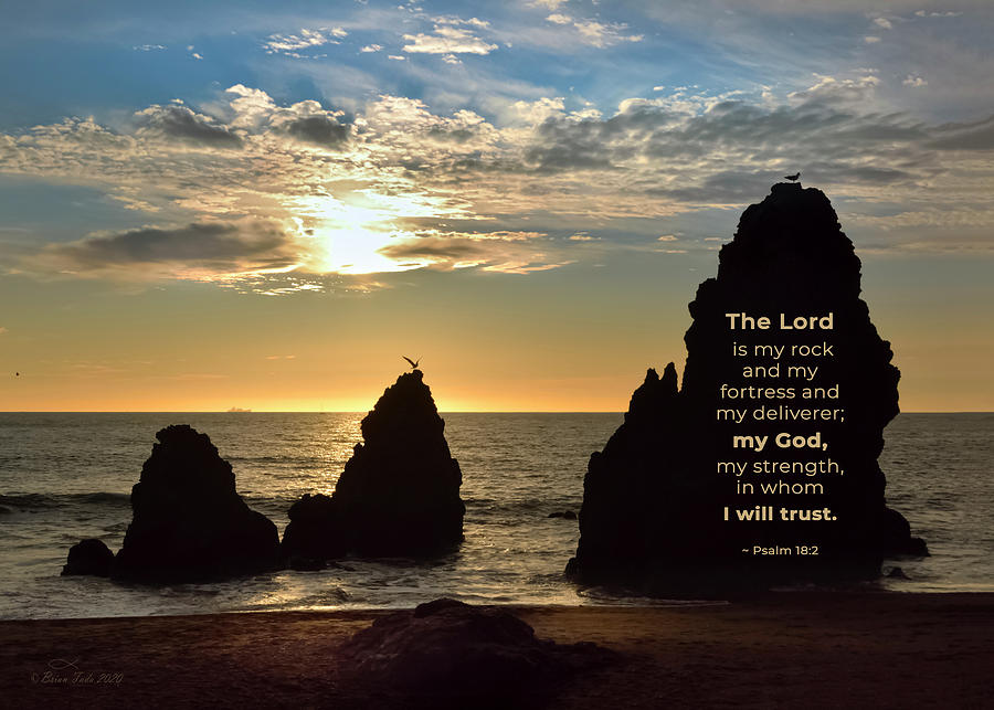 The Lord Is My Rock Photograph by Brian Tada