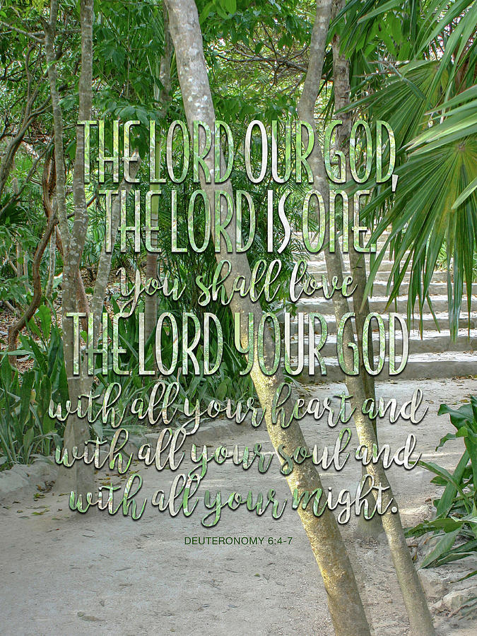 The Lord is One Photograph by Deborah D Campbell