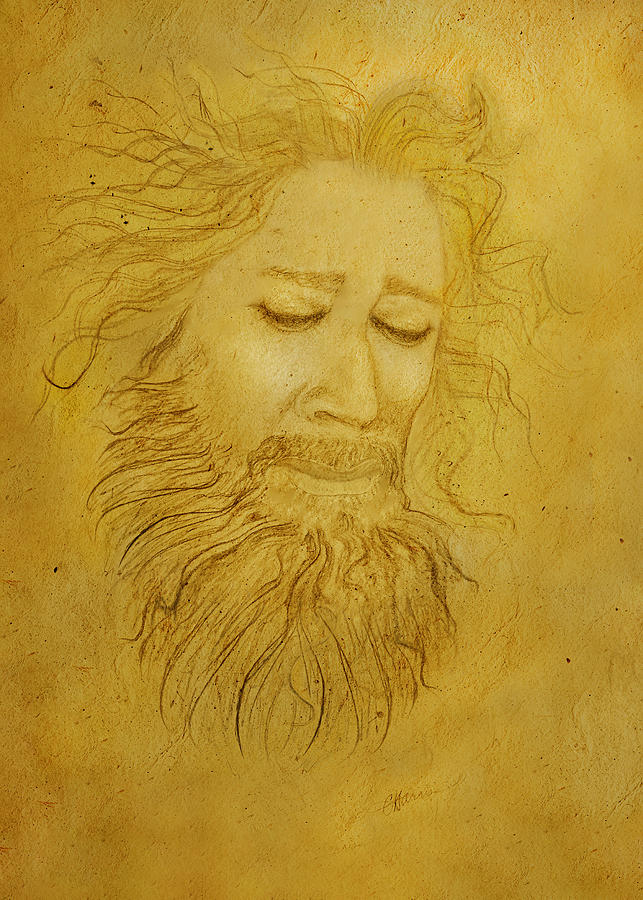 The Lord Jesus Christ Drawing by Cindy Collier Harris