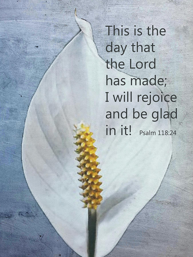 The Lord Makes The Days Bible Verse Art Painting by Sharon Cummings