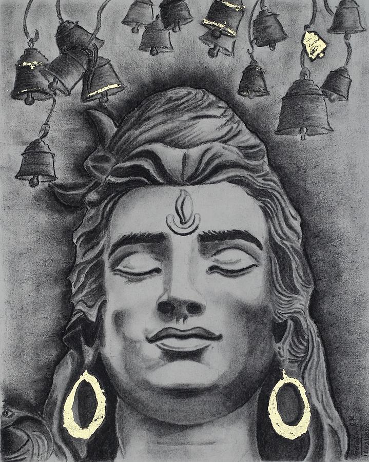 The Lord Shiva Mixed Media by Padmini Rk - Fine Art America