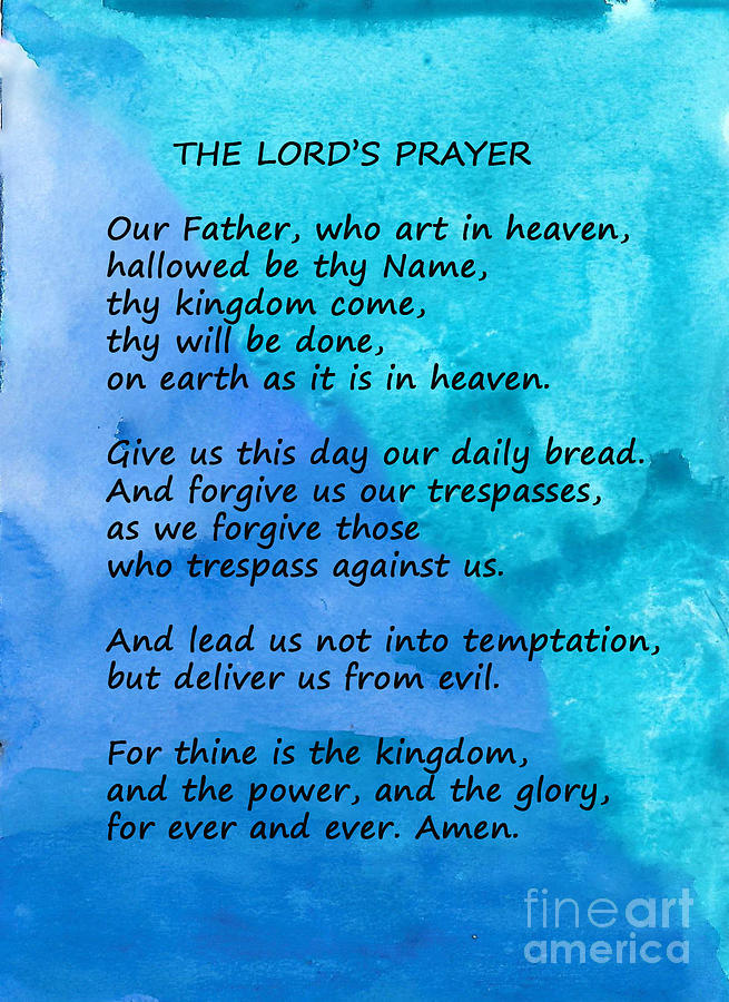 The Lords Prayer Mixed Media by Antony Rugui - Fine Art America