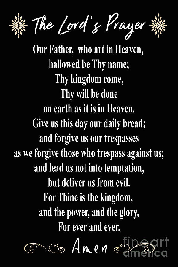 The Lords Prayer Digital Art